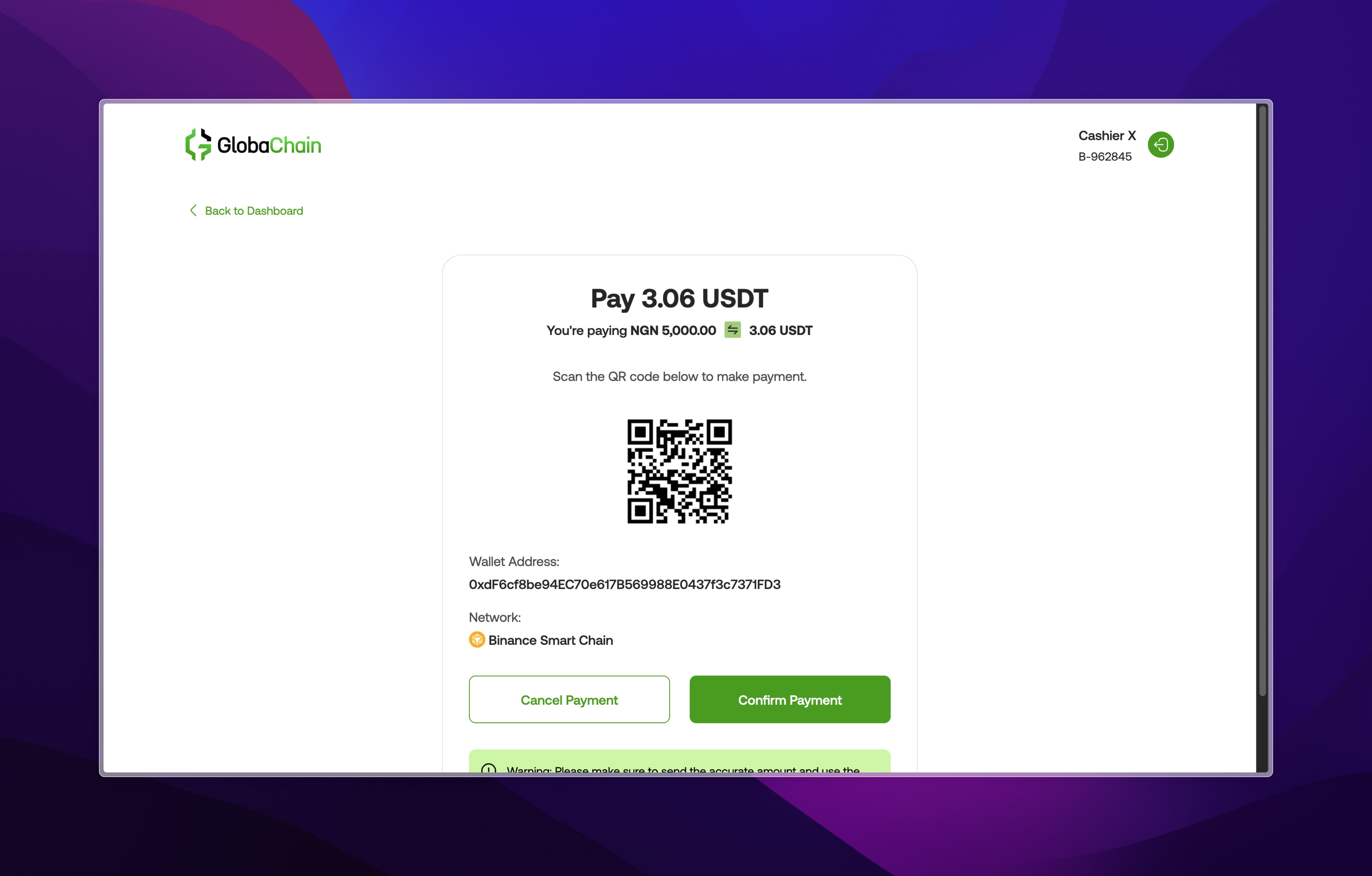 GlobaChain Payment Gateway
